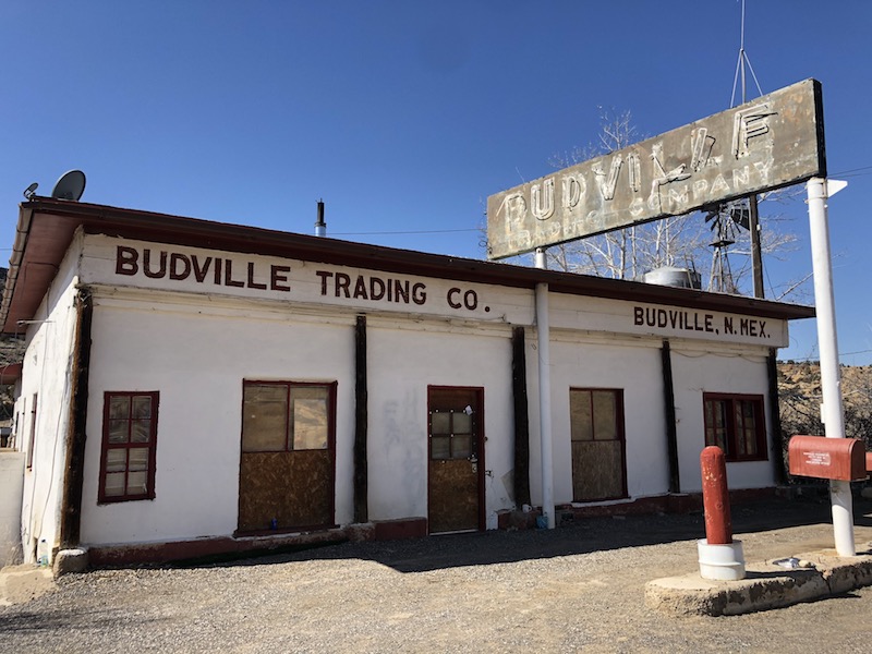 Budville on Route 66, New Mexico