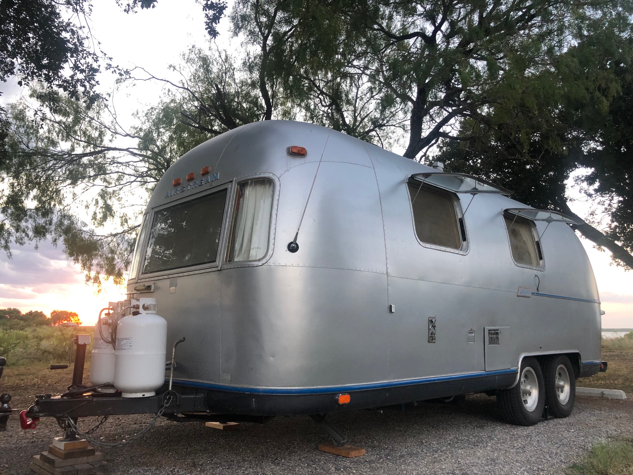 Waystream Airstream in Choke Canyon Texas State Park