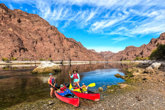 Black Canyon Canoe Camp Hot Springs with kids